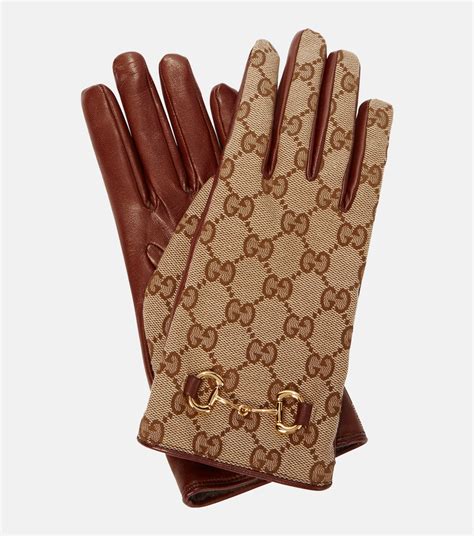 gucci gloves gg|gucci women's leather gloves.